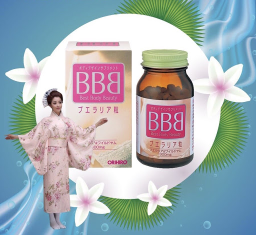 Viên uống nở ngực Orihiro BBB Best Body Beauty