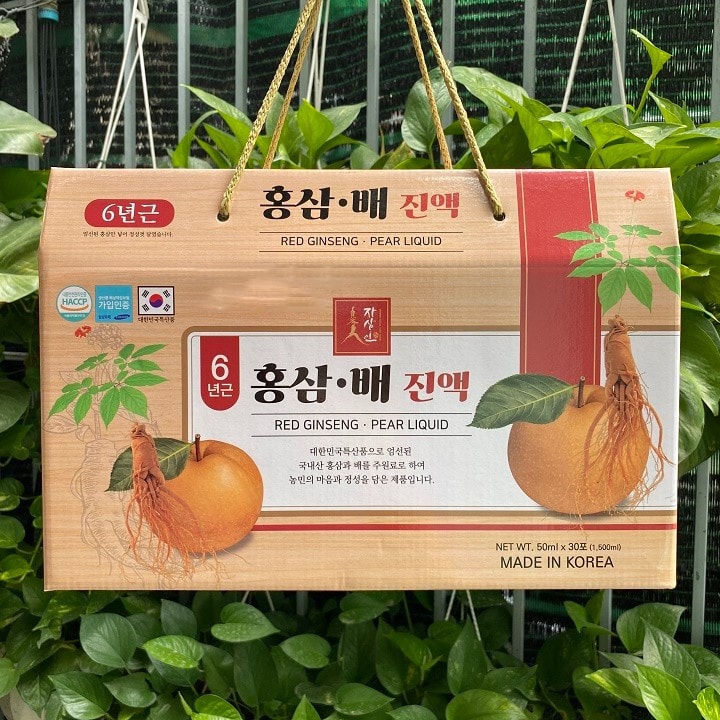 nuoc hong sam le red ginseng pear liquid han quoc 4