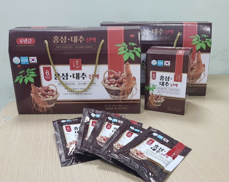 nuoc hong sam tao do red ginseng jujube liquid han quoc 2 1