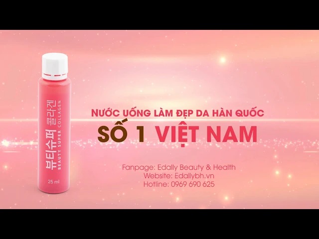 nuoc uong lam dep da Collagen Edally so 1 viet nam