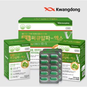 Bổ Não Lá Ngân Hạnh Kwangdong Circu α-X hộp 120 viên Hàn Quốc