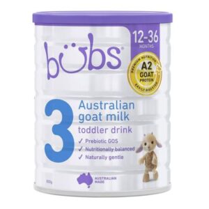 Sữa Dê Bubs Organic Goat Milk Số 3 Của Úc (Cho bé từ 1-3 tuổi)
