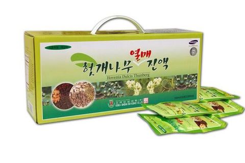 Nước Bổ Gan, Giải Rượu BIO Hàn Quốc hộp 30 gói * 70ml (GOLD Hovenia Dulcis Thunberg)