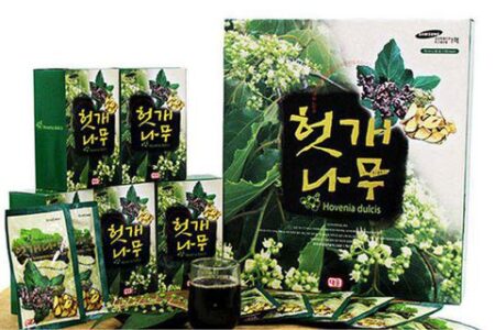 Nước Uống Bổ Gan Hàn Quốc Hovenia Taewoong Food Hộp 30 gói